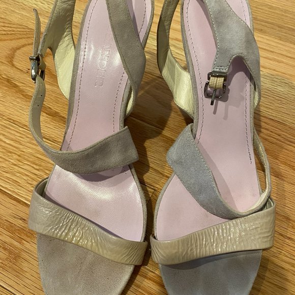 Jil Sander women high sandals -Lilac 38.5 - Picture 16 of 16